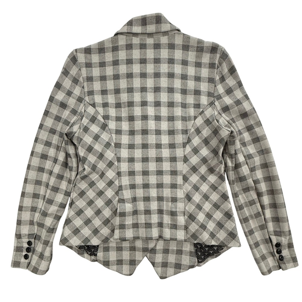 Cabi 5292 Valentina Checked Ponte Knit Blazer Jacket Women's Size 10 W453 - Picture 6 of 9